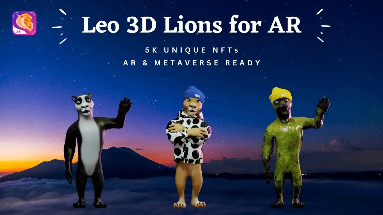 Leo AR Unveils its Foremost 3D AR NFT Collection